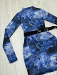 Blue Dragon Mesh Dress 💙